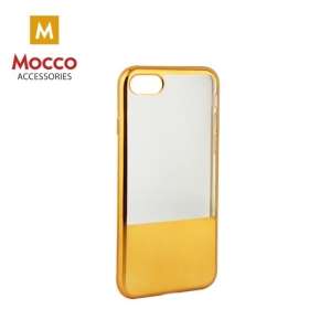 Mocco ElectroPlate Half Silicone Case for Huawei P8 / P9 Lite Gold