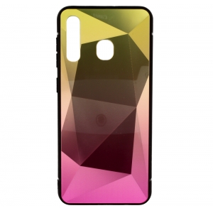 Mocco Stone Ombre Силиконовый чехол С переходом Цвета Apple iPhone X / XS Желтый - Розовый