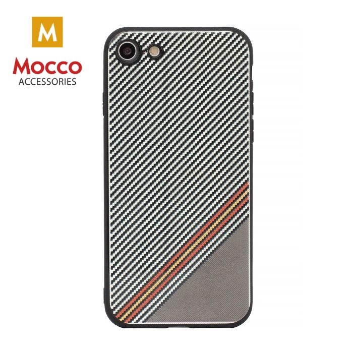 Mocco Trendy Grid And Stripes Silicone Back Case for Samsung G950 Galaxy S8 White (Pattern 1)