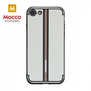 Mocco Trendy Grid And Stripes Silicone Back Case for Samsung G950 Galaxy S8 White (Pattern 3)