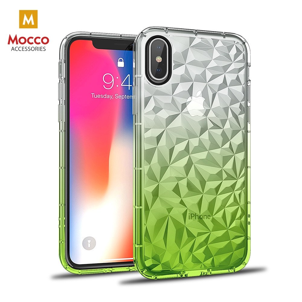 Mocco Trendy Diamonds Силиконовый чехол для Samsung J610 Galaxy J6+ (2018) Зеленый