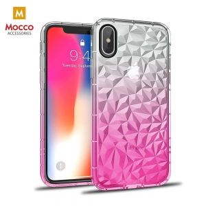 Mocco Trendy Diamonds Silicone Back Case for Samsung J610 Galaxy J6+ (2018) Pink