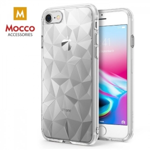 Mocco Trendy Diamonds Silicone Back Case for Samsung J330 Galaxy J3 (2017) Transparent
