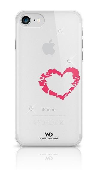 White Diamonds Lipstick Heart Пластмассовый чехол С Кристалами Swarovski для Apple iPhone 6 / 6S Прозрачный