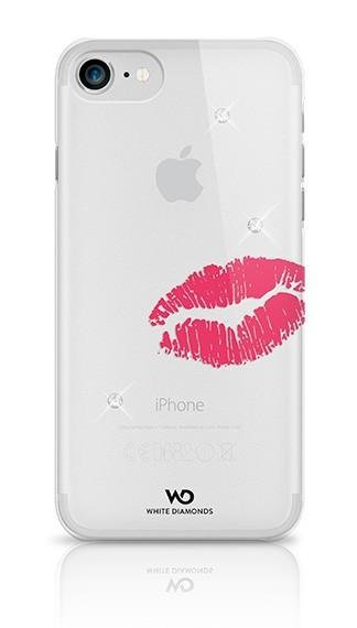 White Diamonds Lipstick Kiss Пластмассовый чехол С Кристалами Swarovski для Apple iPhone 6 Plus Прозрачный