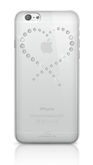 White Diamonds Eternity Crystal Пластмассовый чехол С Кристалами Swarovski для Apple iPhone 6 Plus Прозрачный C Серебряными Кристалами