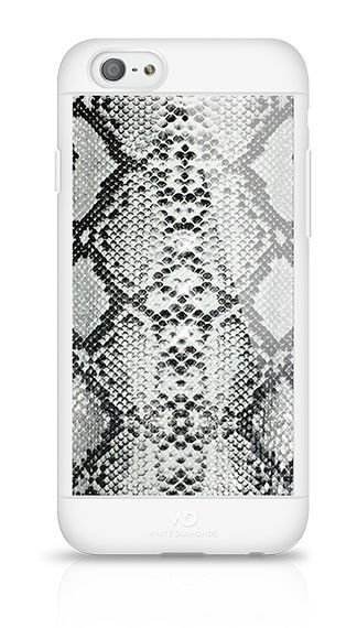 White Diamonds Safari Snake Plastic Case With Swarovski Crystals for Apple iPhone 6 / 6S