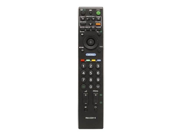 HQ LXP611 TV remote control SONY RM-ED013 Black