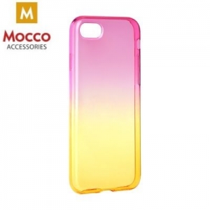 Mocco Gradient Back Case Silicone Case With gradient Color For Samsung J730 Galaxy J7 (2017) Pink - Yellow