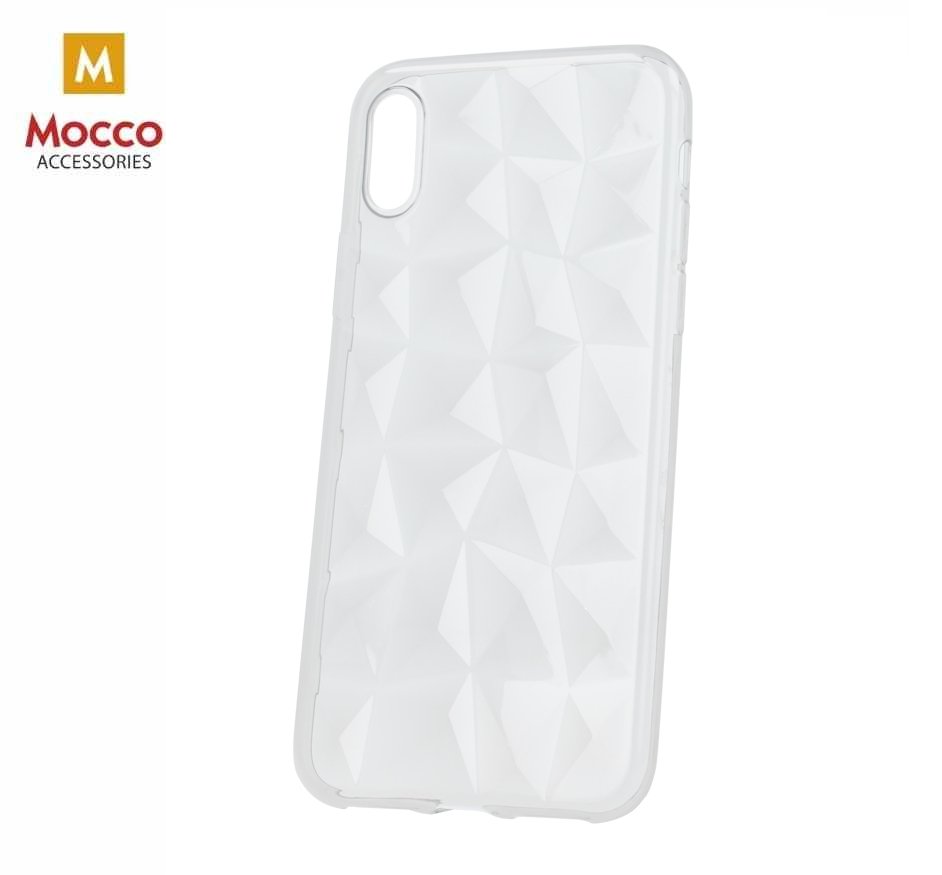 Mocco Trendy Diamonds Silicone Back Case for Huawei Mate 20 Transparent