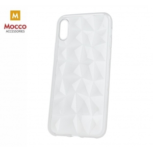 Mocco Trendy Diamonds Silicone Back Case for Huawei Mate 20 Transparent