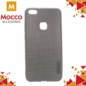 Mocco Cloth Back Case Silicone Case With Texture for Samsung G955 Galaxy S8 Plus Grey