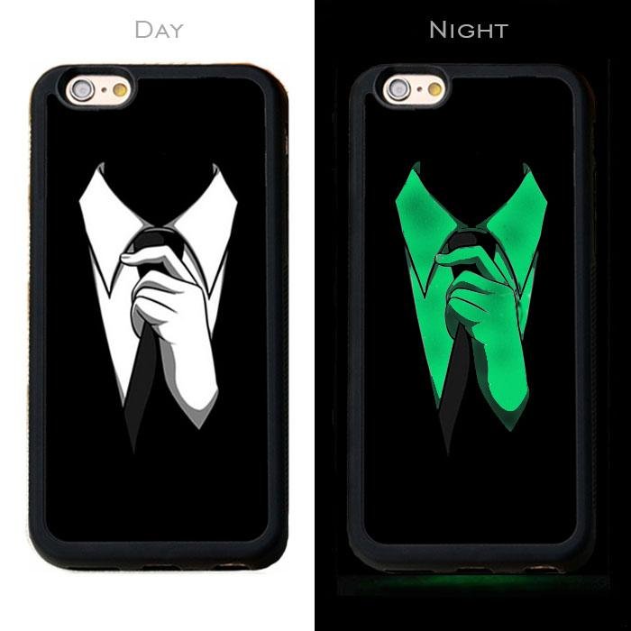 Mocco Fashion Case Резиновый Чехол Светящийся в Темноте Галстук для Samsung N950 Galaxy Note 8