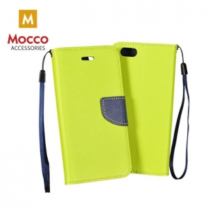Mocco Fancy Case Чехол Книжка для телефона Sony Xperia E5 Зеленый - Синий