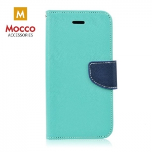 Mocco Fancy Case Чехол Книжка для телефона Apple iPhone XS / X Ментоловый / Синий