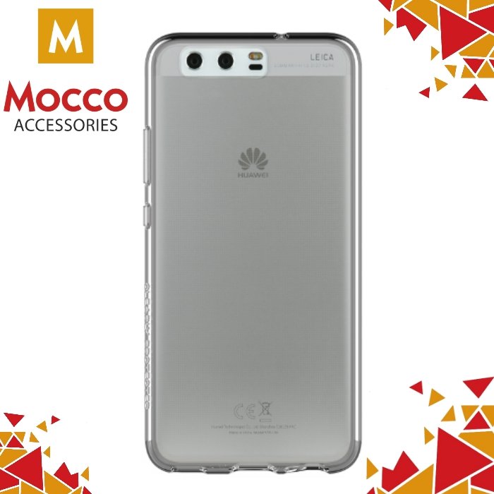 Mocco Ultra Back Case 0.3 mm Силиконовый чехол для Huawei P9 Lite Прозрачный-черный