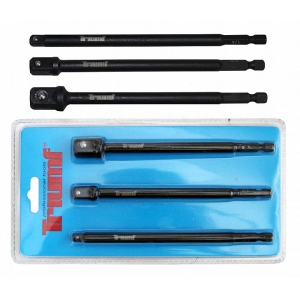 3-OS. TRELLIOTSIKU ADAPTERITE KOMPLEKT PIKAD 1 / 4". 3 / 8". 1 / 2" TAPP TRIUMF