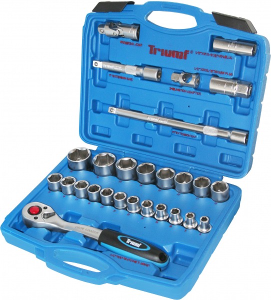 27-OS. PADRUNVÕTMETE KOMPLEKT 1 / 2" 9-32MM 6-PT TRIUMF