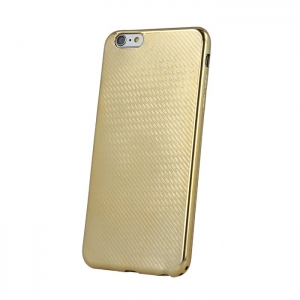 Mocco Carbon Premium Series Back Case Silicone For Samsung A320 Galaxy A3 (2017) Gold