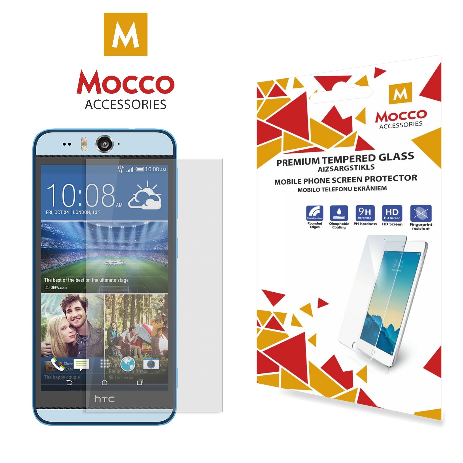 Mocco Tempered Glass Защитное стекло для экрана HTC Desire 510