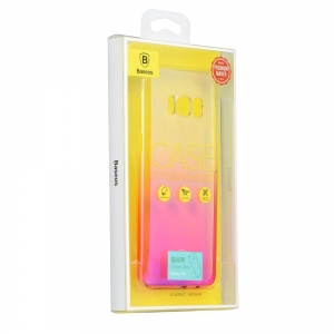 Baseus Glaze Case Прочный Силиконовый чехол для Huawei Mate 10 Прозрачный - Розовый
