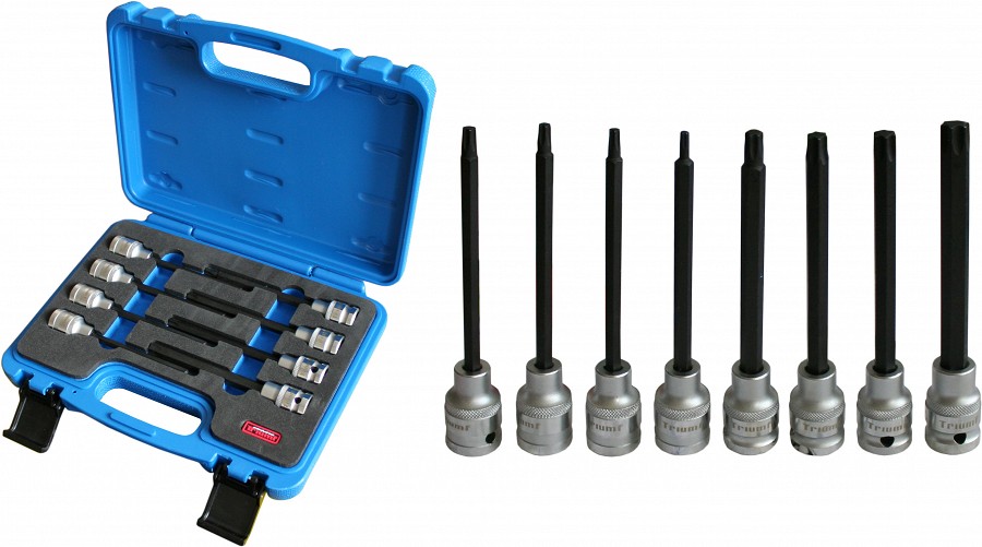 8-OS. PIKKADE (140MM) TORX OTSIKUTE KOMPL. T15-T55 FOAM TRIUMF
