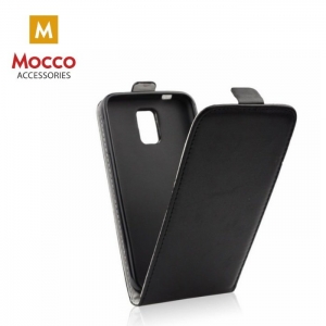 Mocco Kabura Rubber Case Vertical Opens Premium Eco Leather Case Huawei Mate 20 Lite Black