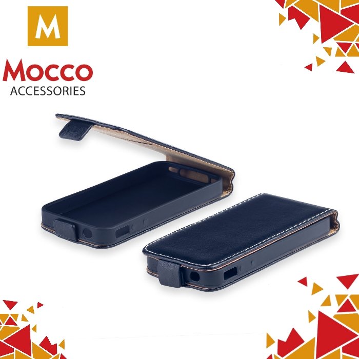 Mocco Kabura Rubber Case Vertical Opens Premium Eco Leather Mouse LG H961S V10  Black
