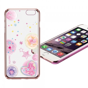 X-Fitted Пластиковый чехол С Кристалами Swarovski для Apple iPhone  6 / 6S Роза золото /  Розовая Мечта