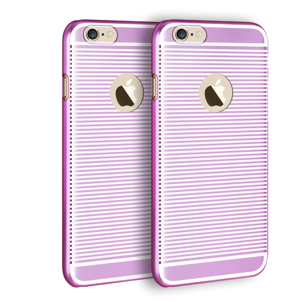 X-Fitted Plastic Case for Apple iPhone  6 / 6S Pink / Full Zebra