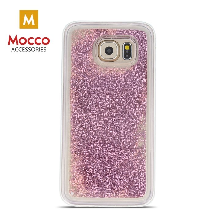 Mocco Liquid Back Case Silicone Case for Apple iPhone X Transparent - Pink