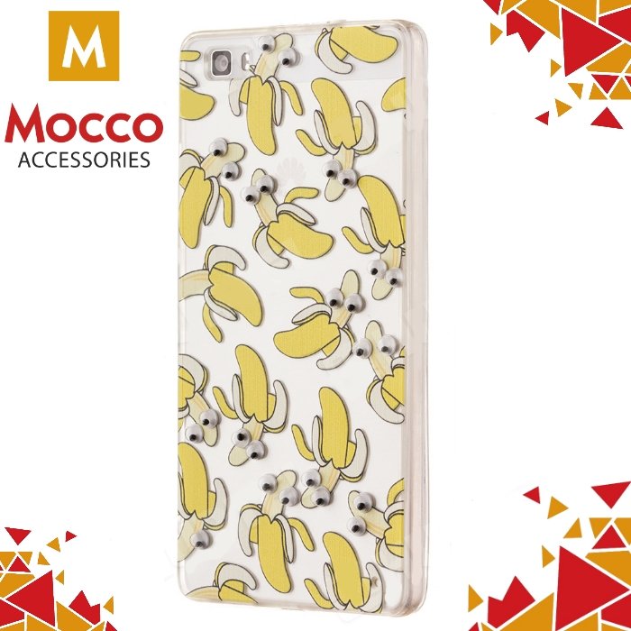 Mocco Cartoon Eyes Bananas Back Case Silicone Case With Eyes for iPhone 6 / 6S