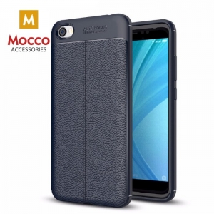 Mocco Litchi Pattern Back Case Silicone Case for Samsung J730 Galaxy J7 (2017) Blue