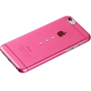 X-Fitted Пластиковый чехол С Кристалами Swarovski для Apple iPhone  6 / 6S Красный / Три Камня