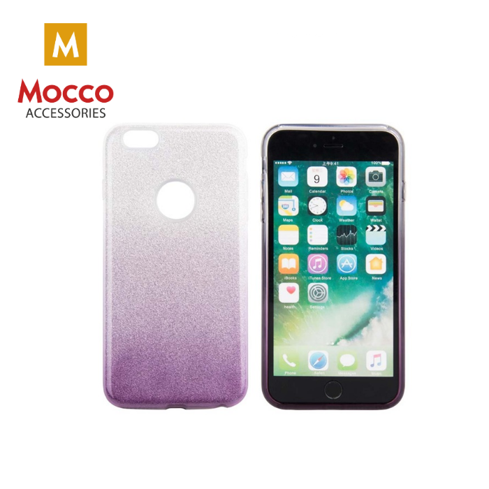 Mocco Shining Ultra Back Case 0.3 mm Silicone Case for Huawei P20 Purple