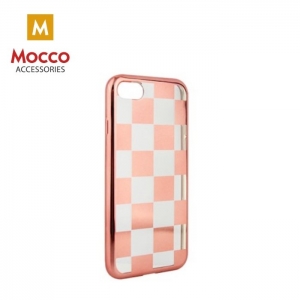 Mocco ElectroPlate Chess Silicone Case for Samsung J330 Galaxy J3 (2017) Rose Gold