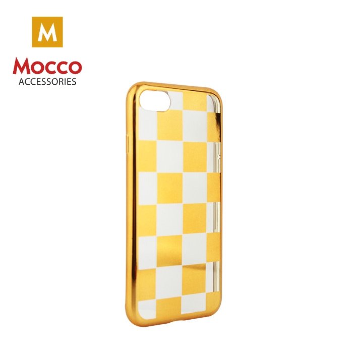 Mocco ElectroPlate Chess Silicone Case for Samsung J330 Galaxy J3 (2017) Gold