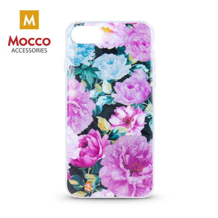 Mocco Spring Case Силиконовый чехол для Apple iPhone X / XS (Розовые Пионы)