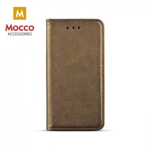 Mocco Smart Magnet Book Case For Samsung A920 Galaxy A9 (2018) Dark Gold
