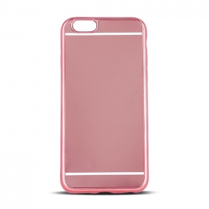 Beeyo Mirror Silicone Back Case With Mirror For Samsung A320 Galaxy A3 (2017) Pink