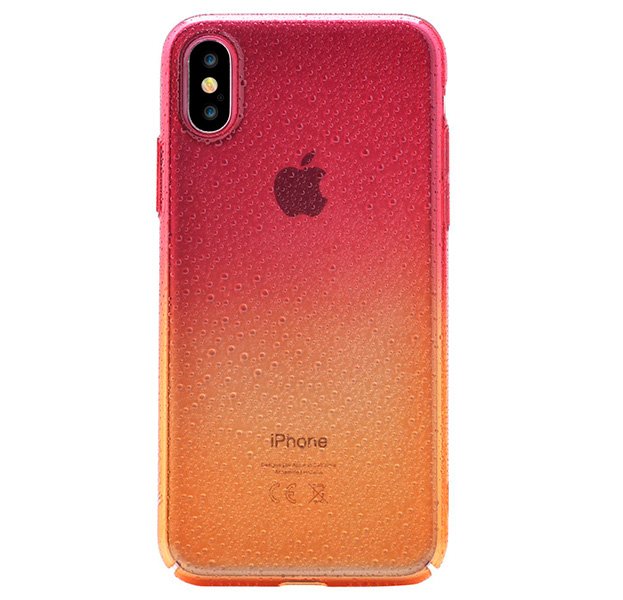 Devia Amber Plastic Back Case Apple iPhone X / XS Yellow - Red