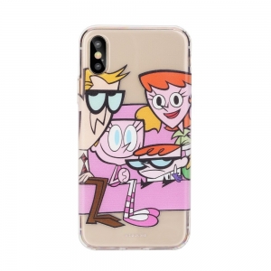 Cartoon Network Dexter Силиконовый чехол для Apple iPhone X / XS Family