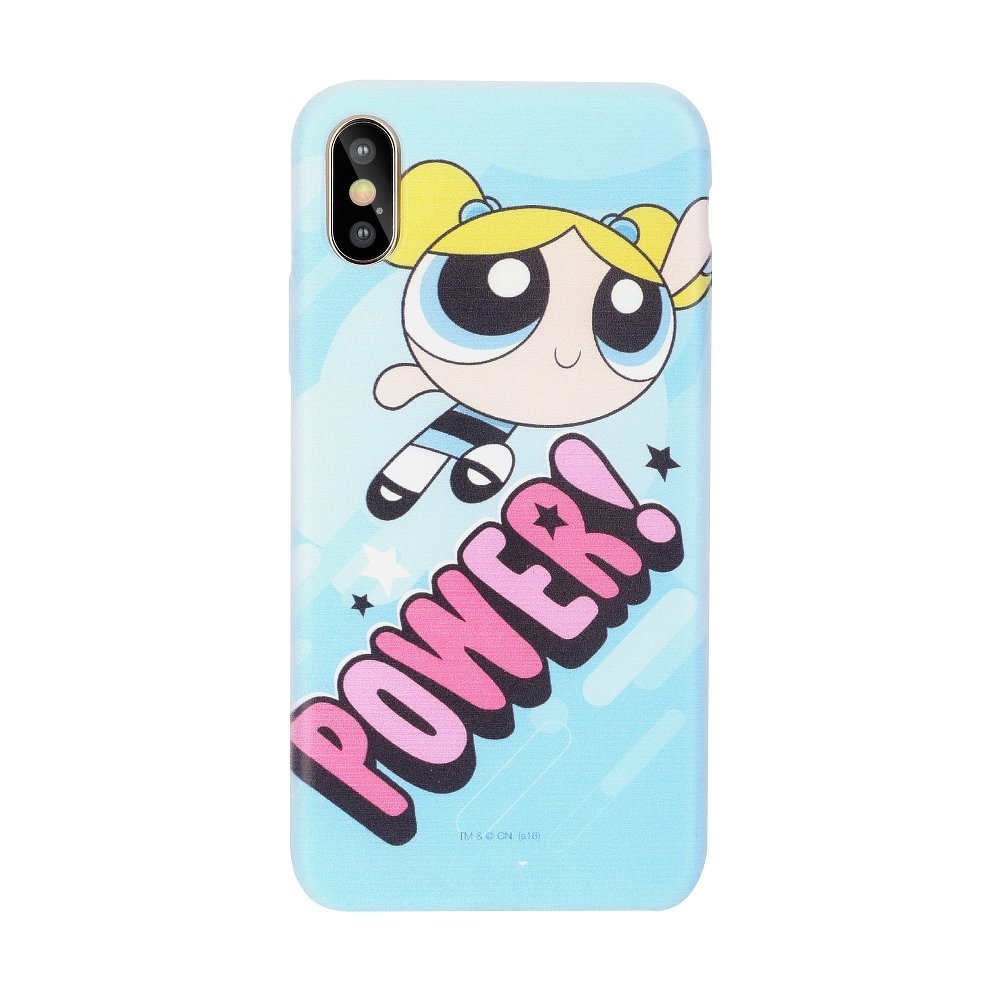 Cartoon Network The Powerpuff Girls Silicone Case for Apple iPhone XS Max Bubbles Power