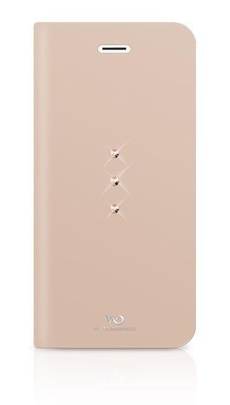 White Diamonds Crystal Booklet Чехол Книжка С Кристалами Swarovski для Apple iPhone 6 / 6S Золотой