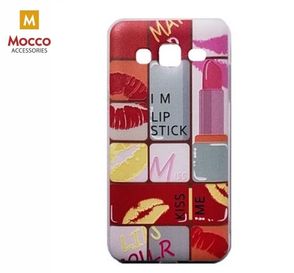 Mocco TPU Case Lip Stick Silicone Case for Apple iPhone 7 Plus / Apple iPhone 8 Plus Design 2