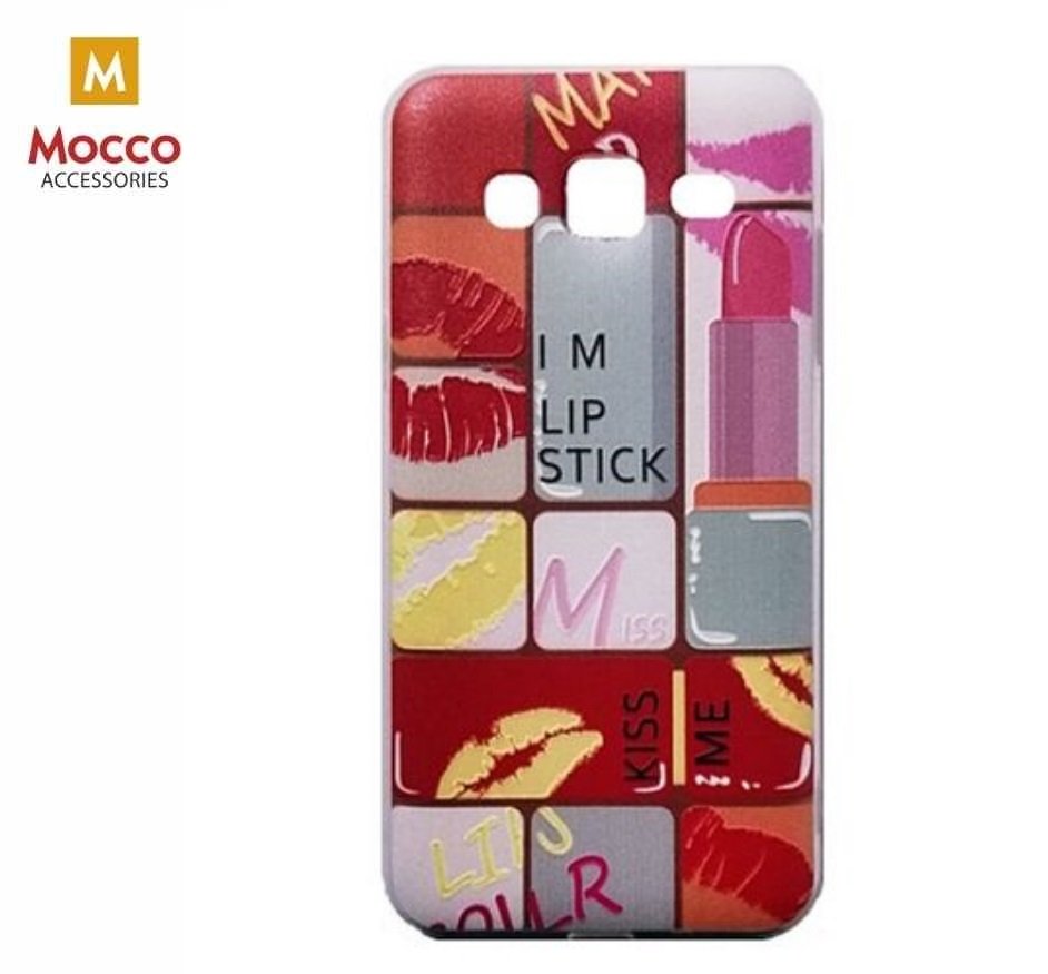 Mocco TPU Case Lip Stick Silicone Case for Apple iPhone 7 / Apple iPhone 8 Design 2