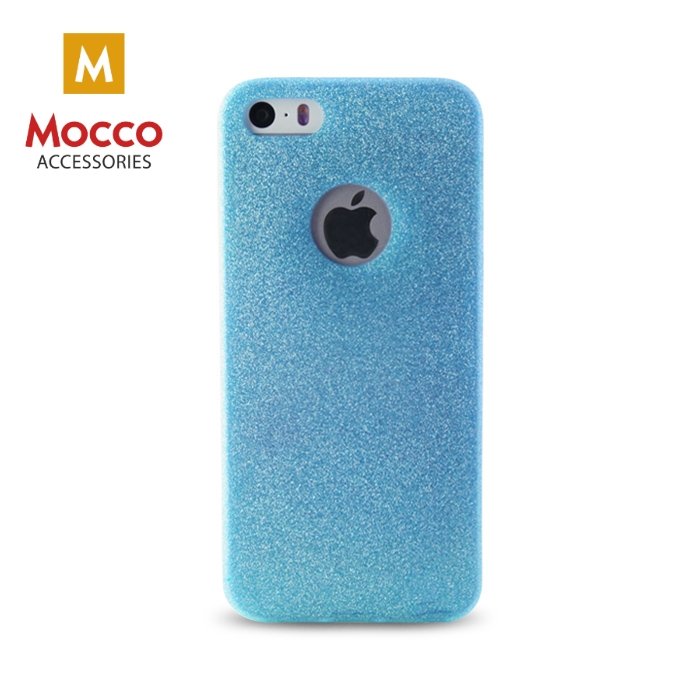 Mocco Glitter Ultra Back Case 0.3 mm Silicone Case for Samsung A510 Galaxy A5 (2016) Blue