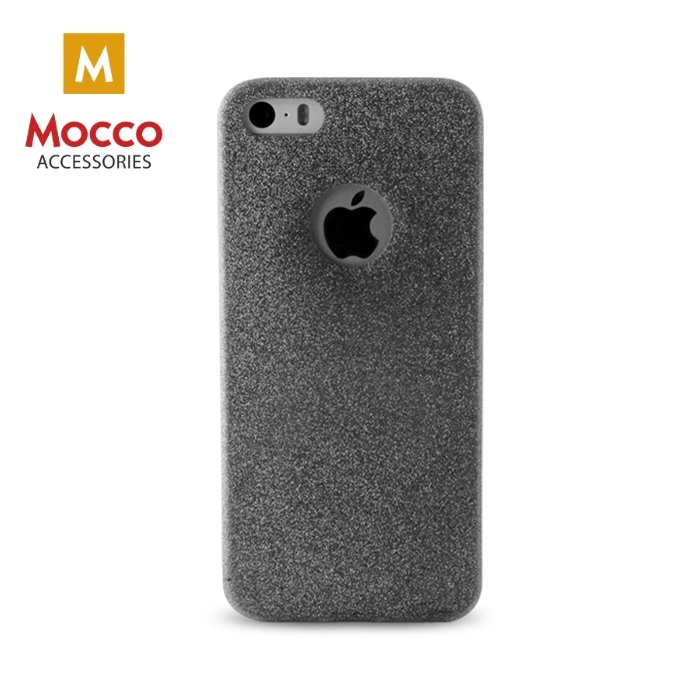 Mocco Glitter Ultra Back Case 0.3 mm Silicone Case for Samsung A510 Galaxy A5 (2016) Black