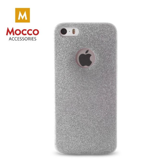 Mocco Glitter Ultra Back Case 0.3 mm Silicone Case for Samsung A310 Galaxy A3 (2016) Silver