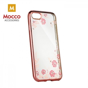 Mocco Electro Diamond Silicone Case for Xiaomi Pocophone F1 Rose - Transparent